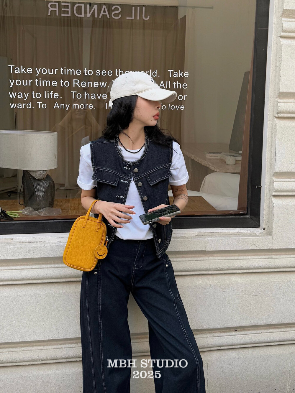 MBH Lightweight Minimalist Soft Mini Phone Bag Top Layer Cowhide Candy Color Handbag Crossbody Bag with Shoulder Strap - Image 4