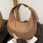 MZ Women's Crescent Saddle Crossbody Bag 2026 Summer PU Chain Strap